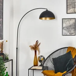 hofstein Lampadaire Beles Noir, 1 lumière