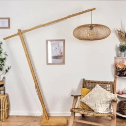 Style Boho-Chic-hofstein Lampadaire Brooker Écru, 1 lumière