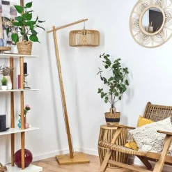 Style Boho-Chic-hofstein Lampadaire Callide Écru, 1 lumière