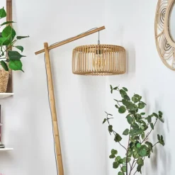 Style Boho-Chic-hofstein Lampadaire Callide Écru, 1 lumière