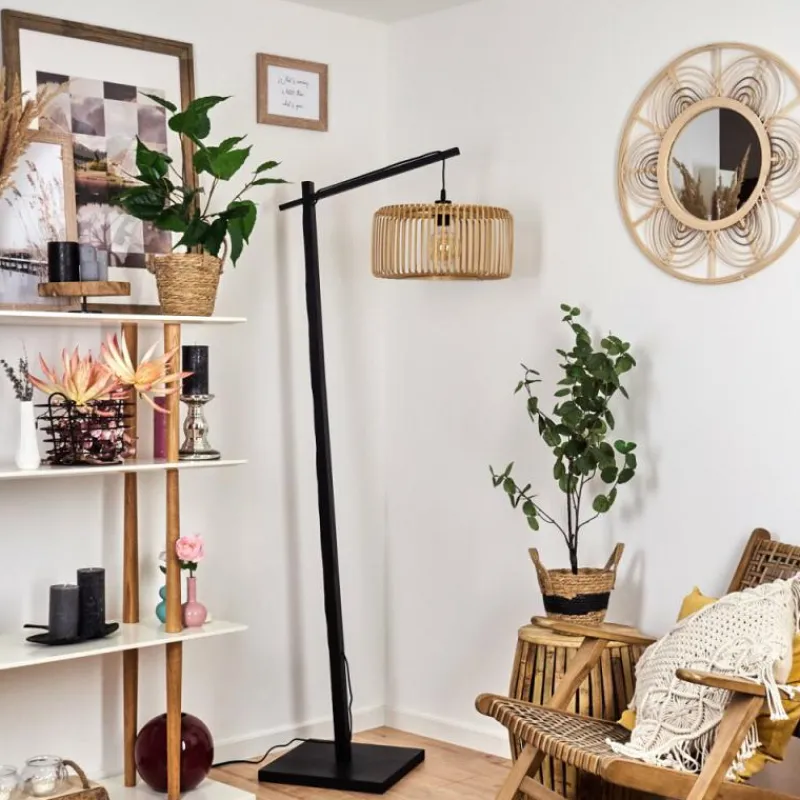 Luminaires Scandinaves-hofstein Lampadaire Callide Noir, 1 lumière