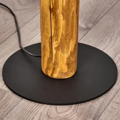 Luminaires Scandinaves-hofstein Lampadaire Canedo Écru, Noir, 4 lumières