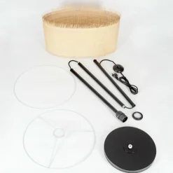 Luminaires Scandinaves-hofstein Lampadaire Chenevrey Noir, 1 lumière