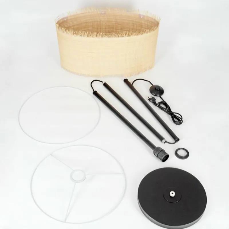 Luminaires Scandinaves-hofstein Lampadaire Chenevrey Noir, 1 lumière