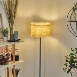 Luminaires Scandinaves-hofstein Lampadaire Chenevrey Noir, 1 lumière