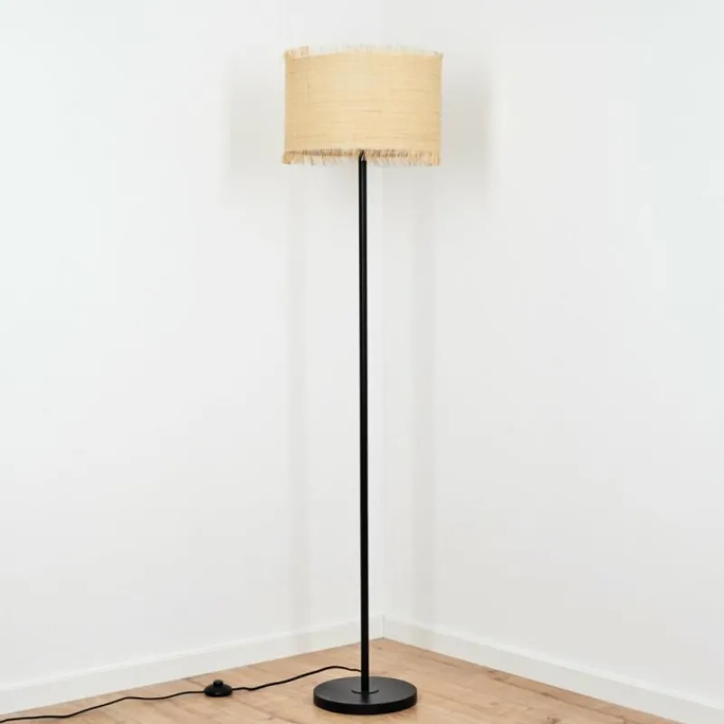 Luminaires Scandinaves-hofstein Lampadaire Chenevrey Noir, 1 lumière
