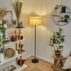 Luminaires Scandinaves-hofstein Lampadaire Chenevrey Noir, 1 lumière