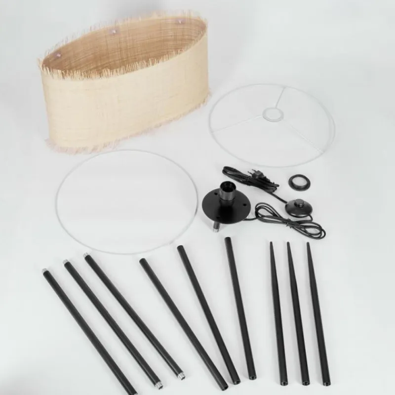 Luminaires Scandinaves-hofstein Lampadaire Chenevrey Noir, 1 lumière