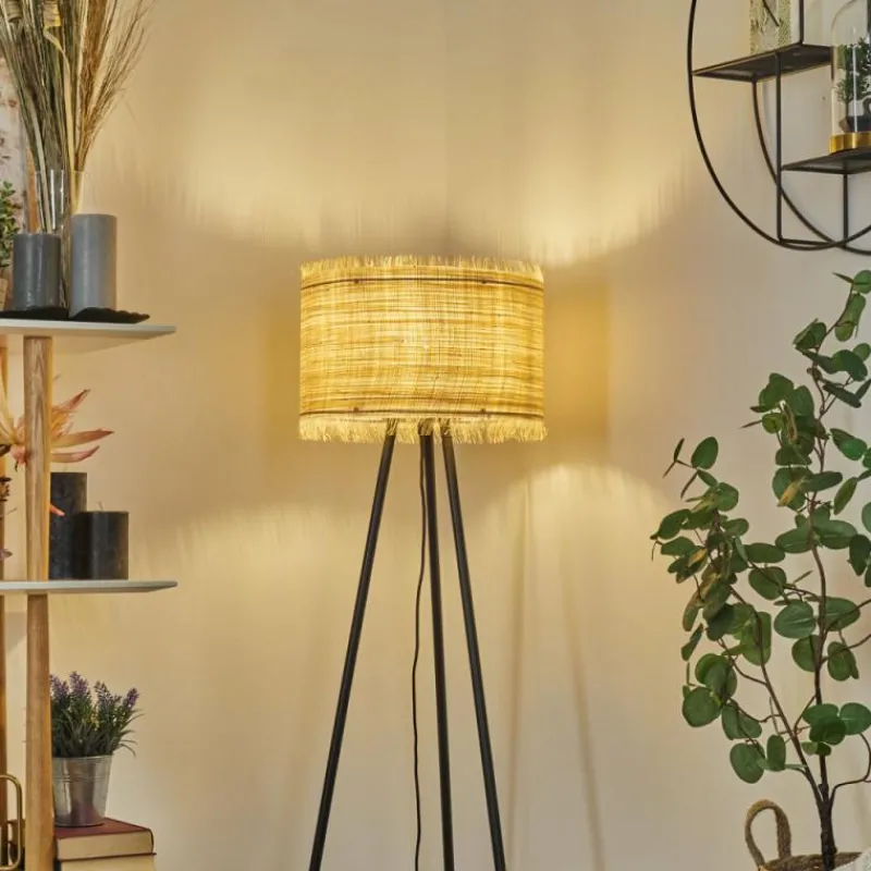 Luminaires Scandinaves-hofstein Lampadaire Chenevrey Noir, 1 lumière