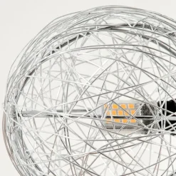 Lampes À Boules-hofstein Lampadaire 12 cm Remaisnil Argenté, 6 lumières