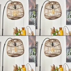 Luminaires Scandinaves-hofstein Lampadaire Combeima Noir, 1 lumière