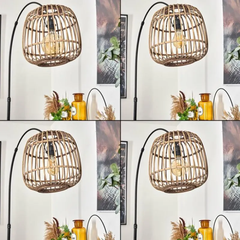 Luminaires Scandinaves-hofstein Lampadaire Combeima Noir, 1 lumière