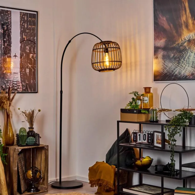 Luminaires Scandinaves-hofstein Lampadaire Combeima Noir, 1 lumière