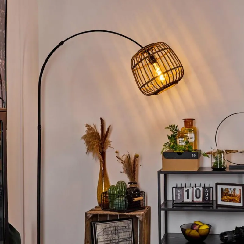 Luminaires Scandinaves-hofstein Lampadaire Combeima Noir, 1 lumière