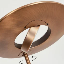 Luminaires Rustiques-hofstein Lampadaire Confluencia LED Bronze, 2 lumières