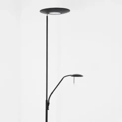 Luminaires Rustiques-hofstein Lampadaire Confluencia LED Noir, 2 lumières