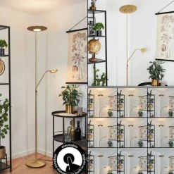 hofstein Lampadaire Confluencia LED Laiton, 2 lumières