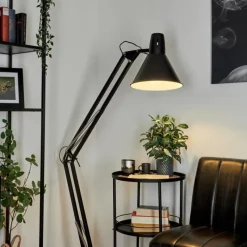 Luminaires Scandinaves-hofstein Lampadaire Estancarbon Noir, 1 lumière