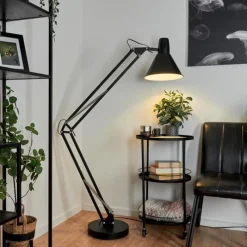 Luminaires Scandinaves-hofstein Lampadaire Estancarbon Noir, 1 lumière