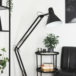Luminaires Scandinaves-hofstein Lampadaire Estancarbon Noir, 1 lumière