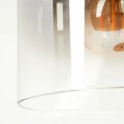 hofstein Lampadaire Gafa Noir, 1 lumière