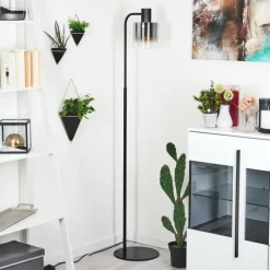 hofstein Lampadaire Gafa Noir, 1 lumière