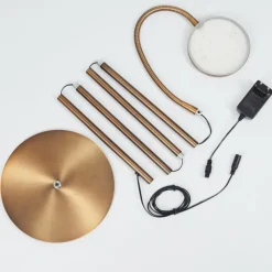 hofstein Lampadaire Haltia LED Bronze, 1 lumière