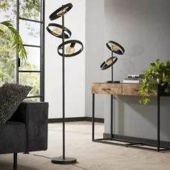 hofstein Lampadaire Hover Anthracite, 3 lumières* Lampadaires Et Lampes Sur Pied
