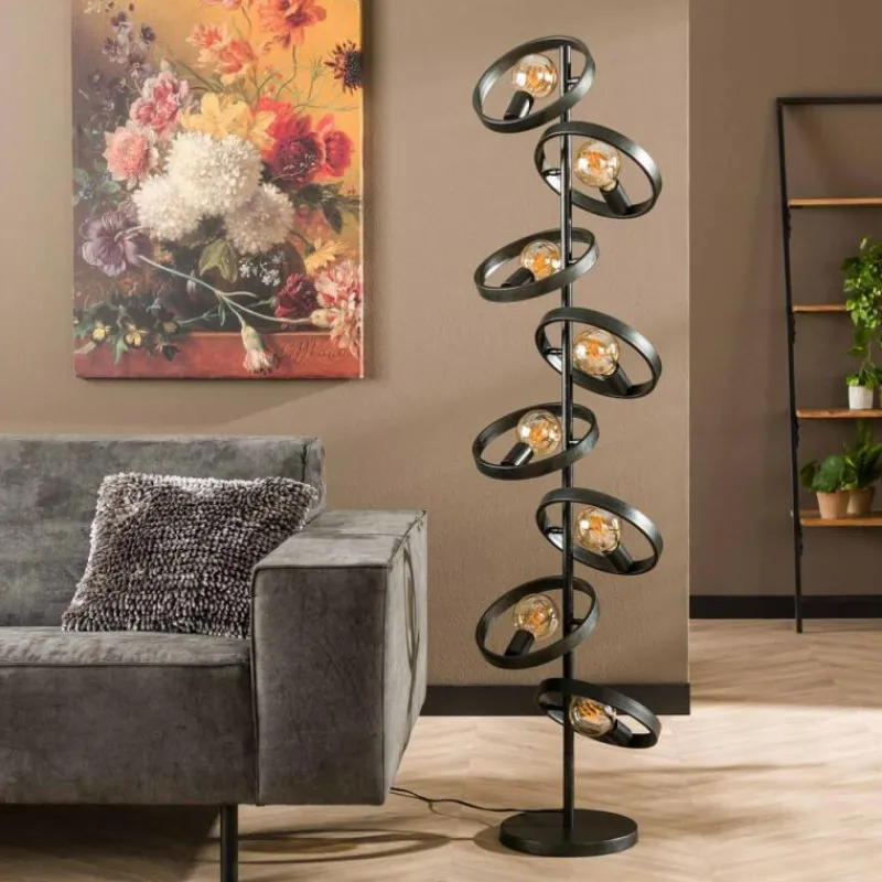 hofstein Lampadaire Hover Anthracite, 8 lumières* Lampadaires Et Lampes Sur Pied