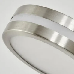 hofstein Lampadaire Huallilemu LED Nickel mat, 1 lumière