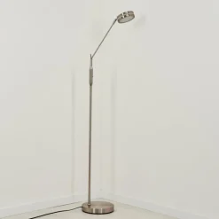 hofstein Lampadaire Huallilemu LED Nickel mat, 1 lumière