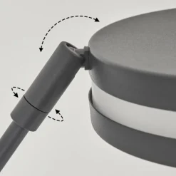 hofstein Lampadaire Huallilemu LED Anthracite, 1 lumière