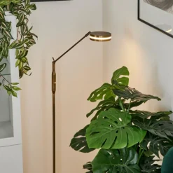 hofstein Lampadaire Huallilemu LED Vieux laiton, 1 lumière