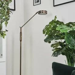 hofstein Lampadaire Huallilemu LED Vieux laiton, 1 lumière