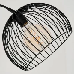 hofstein Lampadaire Mossay Noir, 3 lumières* Lampadaires Et Lampes Sur Pied