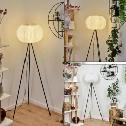 hofstein Lampadaire Regufe Noir, 1 lumière