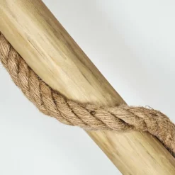 Luminaires Scandinaves-hofstein Lampadaire Riekje Écru, Noir, 1 lumière