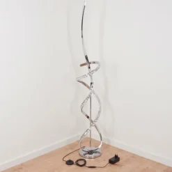 hofstein Lampadaire Robalo LED Chrome, 1 lumière