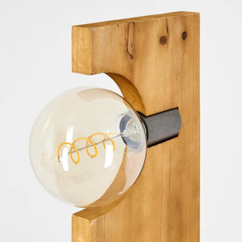 Style Boho-Chic-hofstein Lampadaire Santorum Argent Oxydé, Écru, 5 lumières