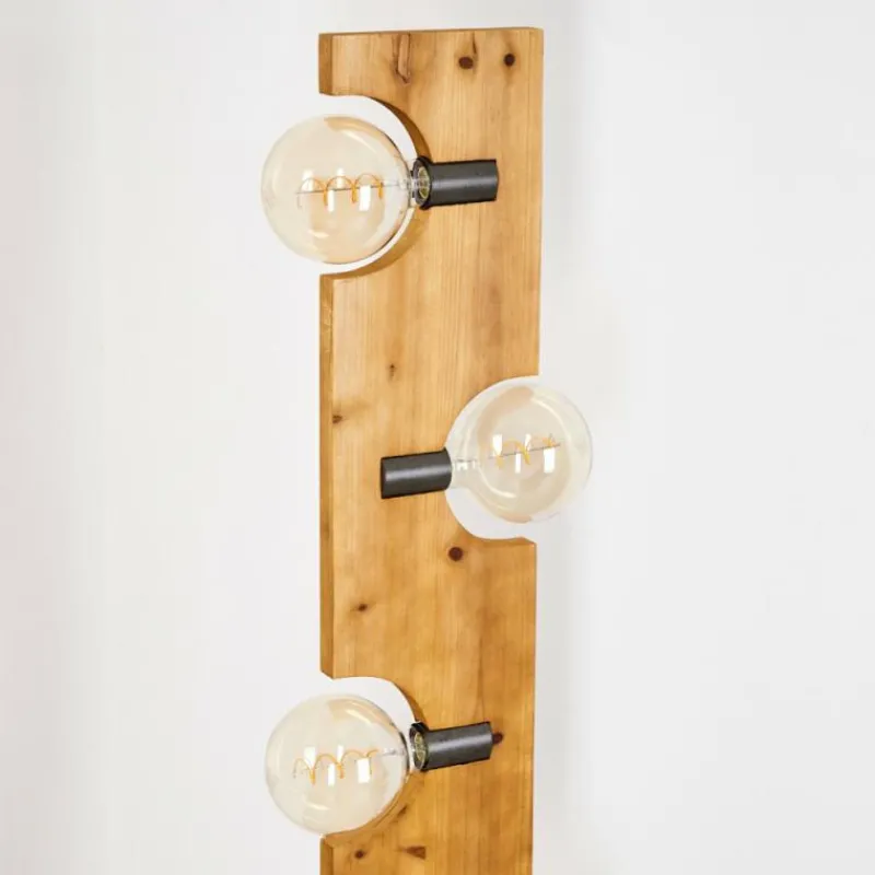 Style Boho-Chic-hofstein Lampadaire Santorum Argent Oxydé, Écru, 5 lumières