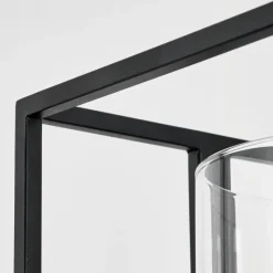 Suspension Verre Fumé-hofstein Lampadaire Sarniguet Noir, 3 lumières