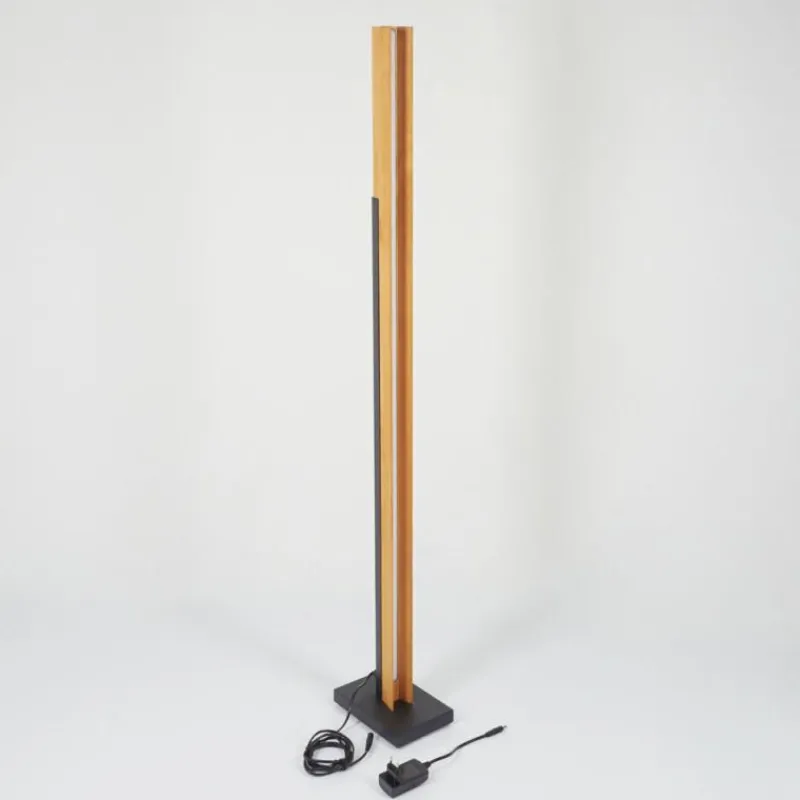 Luminaires Scandinaves-hofstein Lampadaire Teira LED Écru, Noir, 1 lumière