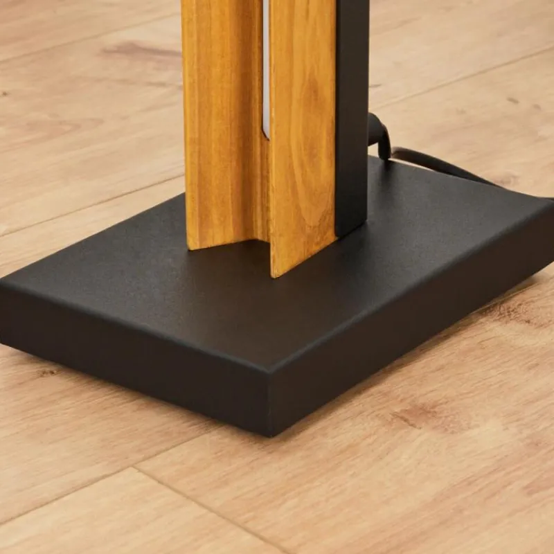 Luminaires Scandinaves-hofstein Lampadaire Teira LED Écru, Noir, 1 lumière