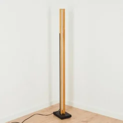 Luminaires Scandinaves-hofstein Lampadaire Teira LED Écru, Noir, 1 lumière