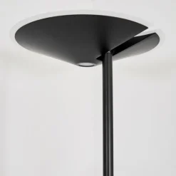 hofstein Lampadaire à vasque Choupico LED Noir, 2 lumières