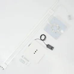 hofstein Lampadaire à vasque Janze LED Blanc, 2 lumières