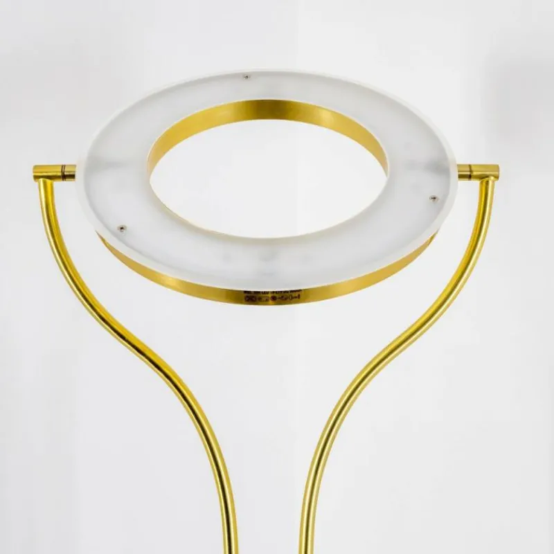 hofstein Lampadaire à vasque Donna LED Laiton, 2 lumières* Éclairage Led