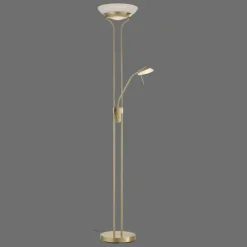Luminaires Leuchten Direkt Lampadaire à vasque Leuchten-Direkt ZAHARA LED Laiton, 2 lumières* Lampadaires Et Lampes Sur Pied