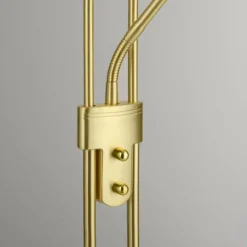 Luminaires Leuchten Direkt Lampadaire à vasque Leuchten-Direkt ZAHARA LED Laiton, 2 lumières* Lampadaires Et Lampes Sur Pied