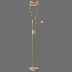 Luminaires Leuchten Direkt Lampadaire à vasque Leuchten-Direkt HELIA LED Laiton, 3 lumières* Lampadaires Et Lampes Sur Pied